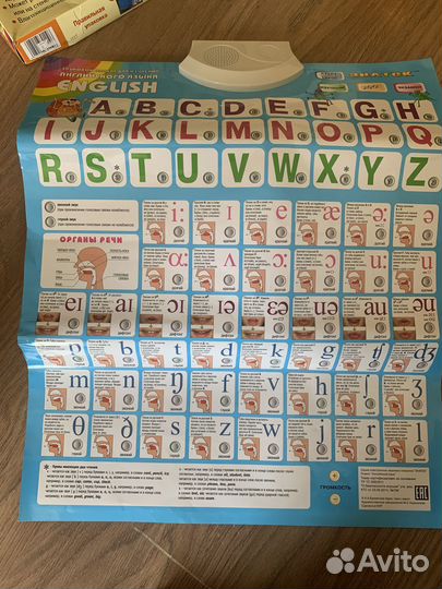 Электронный звуковой плакат «English» знаток