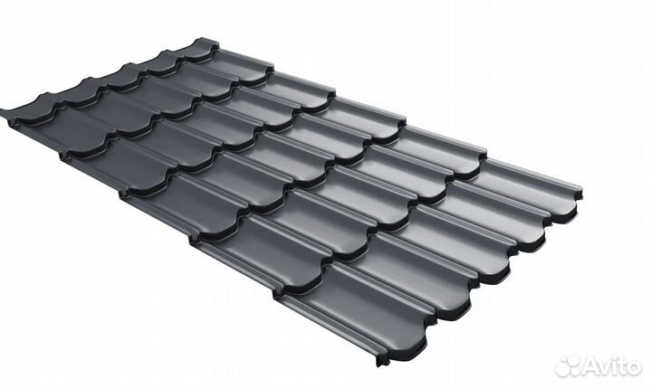 Металлочерепица 7024 Матовая (Цена за лист)