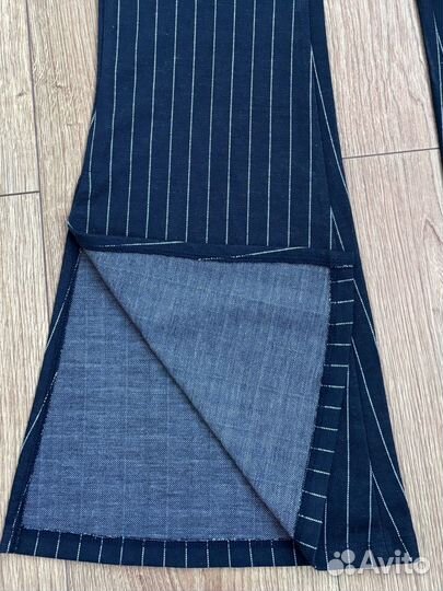 Брюки клеш с разрезами new look