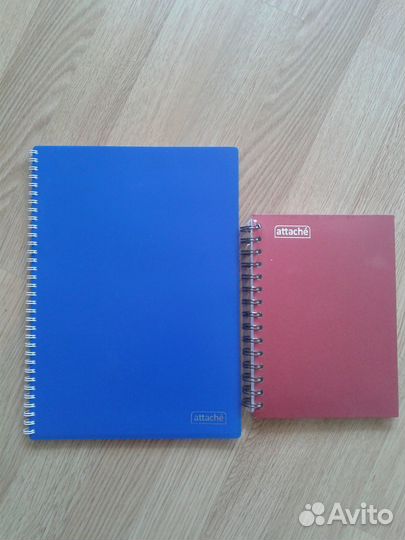 Тетради Attache на кольцах,файлы,этикетки A-Z