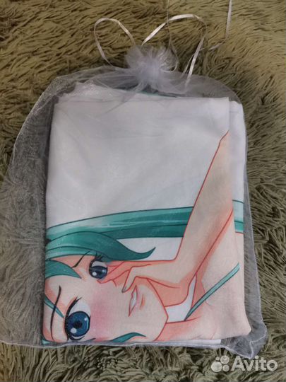 Подушка Dakimakura + наволочка Мику Хацунэ