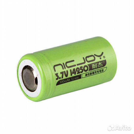 Аккумулятор NicJoy 14250 300mAh 3.7V li-ion (25мм)