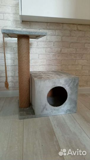 Домик для кошки с когтеточкой бу