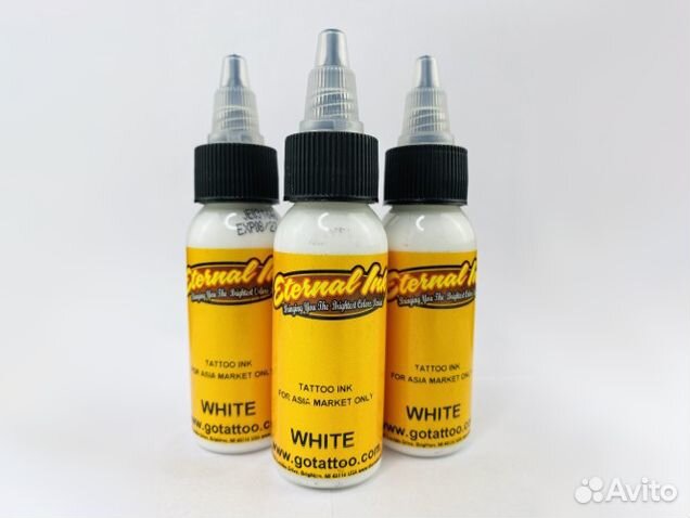 Краска для тату Eternal White белая 30мл