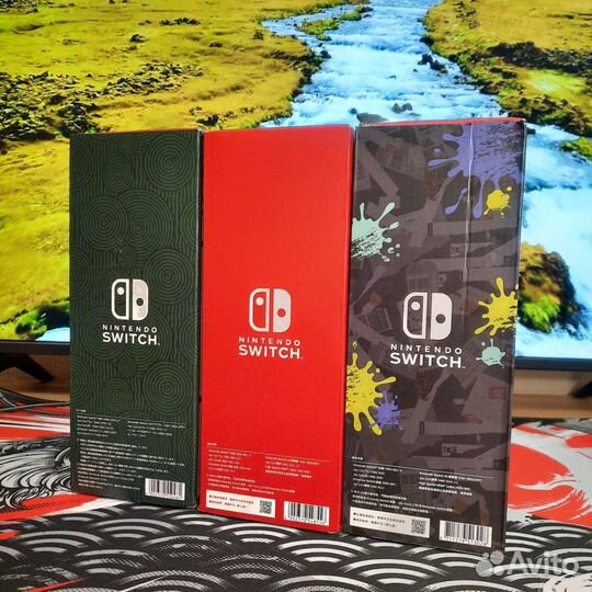 Чип Новая Прошитая Nintendo Switch Oled