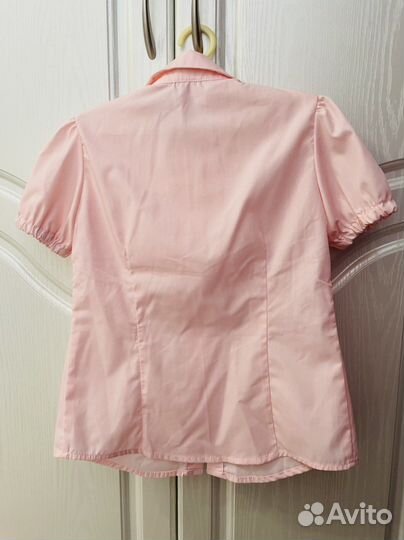 Блузка новая школьная для девочки рост 128