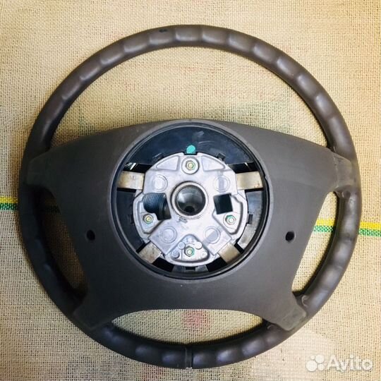 Руль Mercedes w202 w210 коричневый