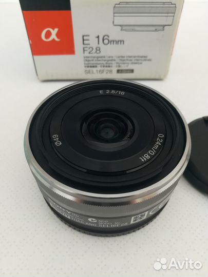 Sony E 16 mm f/ 2.8 (SEL16F28)