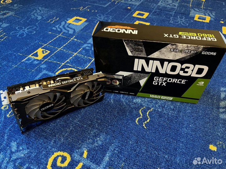 Видеокарта Inno3d 1660 Super Гарантия днс