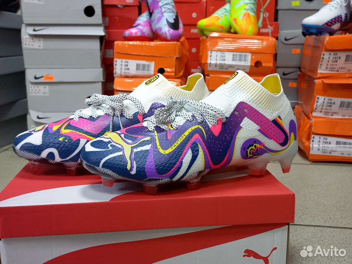 Футбольные бутсы puma