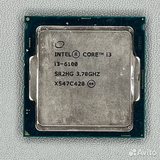 Процессор Intel Core i3-6100 LGA1151, 2 x 3700 мгц