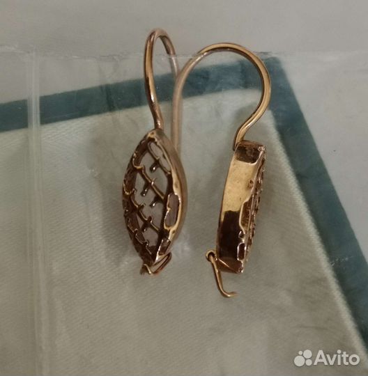 Золотые серьги СССР