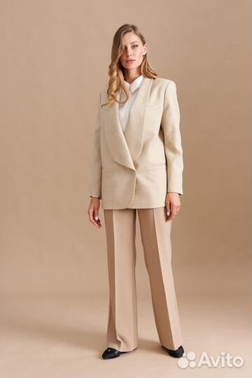 Пиджак жакет бежевый р-р 50