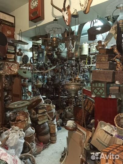 Старинный сундук короб с росписью