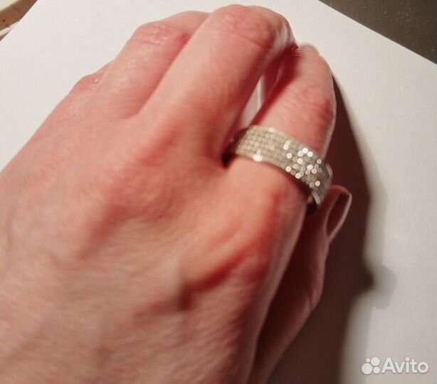 Серебряное кольцо, размер 16, 17, 22