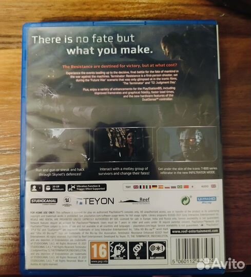 Terminator resistance ps5