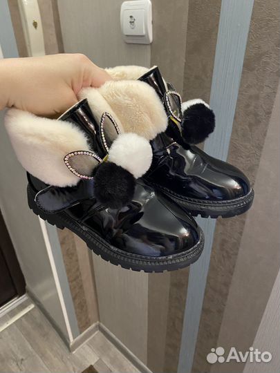 Ботинки зимние для девочки 35р