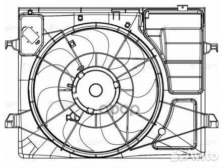 Крыльчатка с эл.мотором KIA cerato (09) LFK08