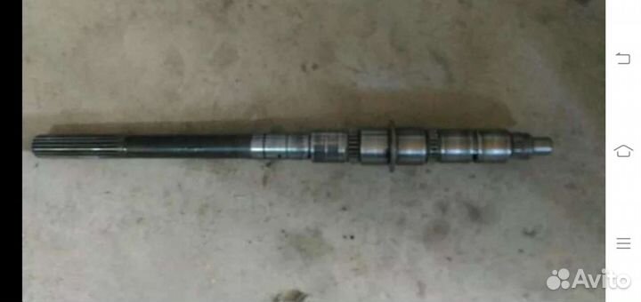 Вал вторичный кпп Газель
