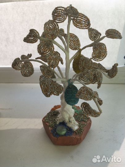 Деревья из бисера