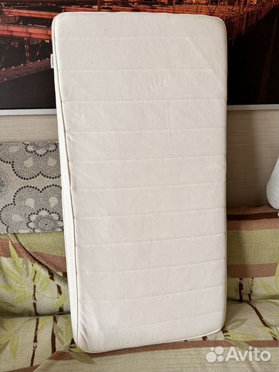 Детский матрас 120 60 Икея + бортики