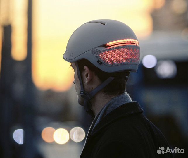 Умный шлем с подсветкой unit 1 faro (L)