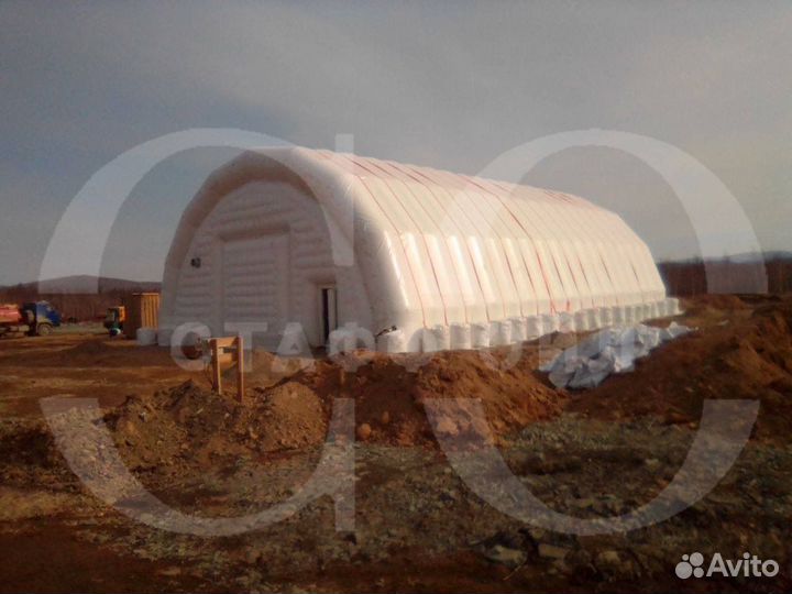 Надувной ангар