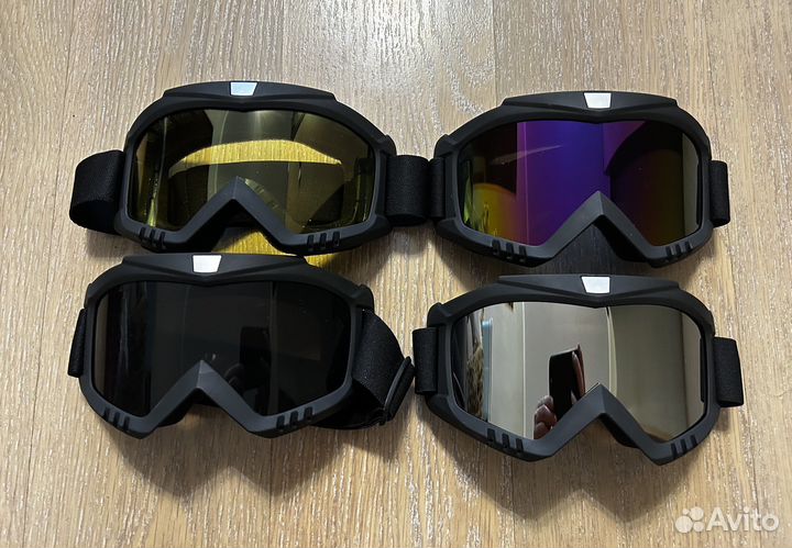 Очки маска для квадроцикла и снегохода мото вело