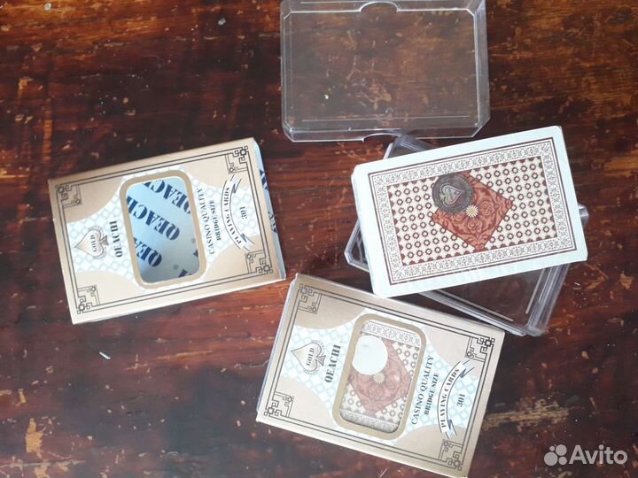 Карты пластиковые новые