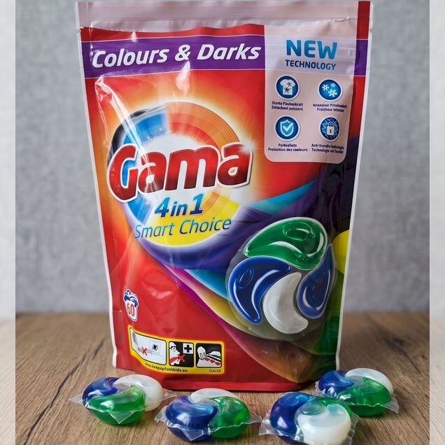 Капсулы для стирки Gama 60 шт Испания