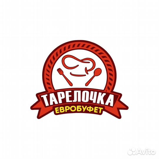Сотрудник раздачи в Евробуфет Тарелочка