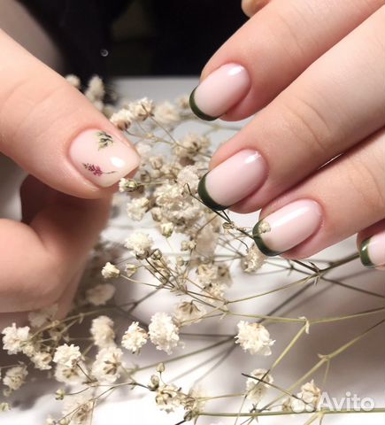 Маникюр с покрытием, наращивание ногтей