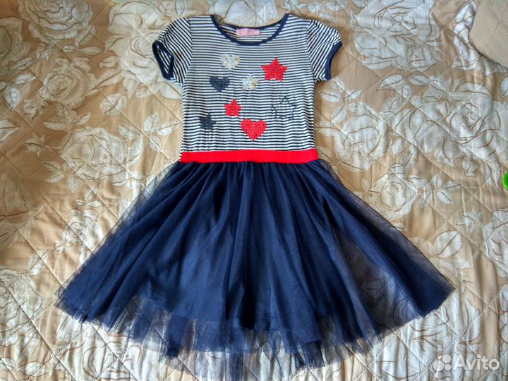 Платье трикотажное для девочки р. 122
