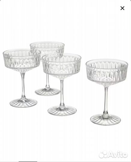 Бокалы для шампанского IKEA