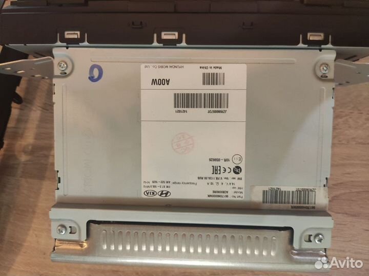 Оригинальная магнитола Kia Rio 4 2018