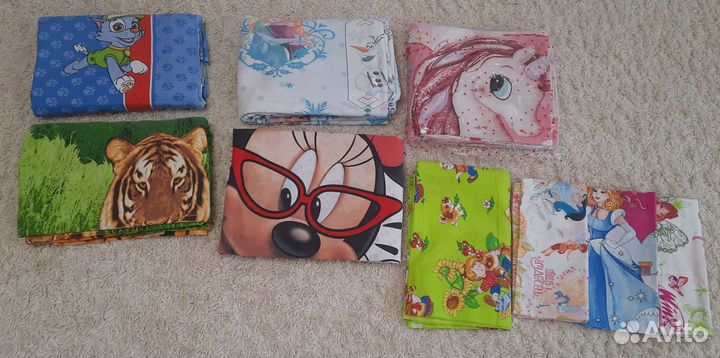 Комплекты детского белья 1,5сп,полотенца,покрывало