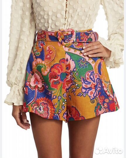 Льняные шорты Zimmermann оригинал новые