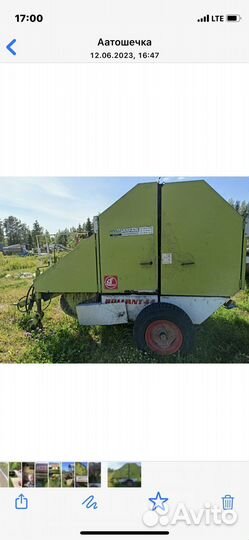 Пресс-подборщик Claas Variant, 1999