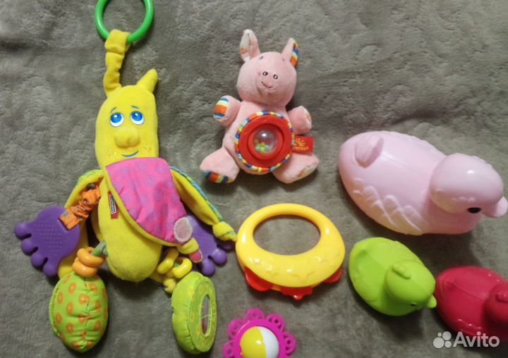 Игрушки погремушки пакетом