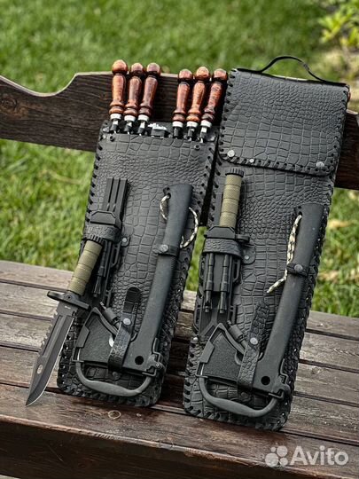 Шашлычный дорожный набор