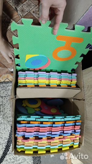 Мягкий коврик пазл