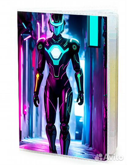 Коврик игровой киберпанк для мыши, для паспорта