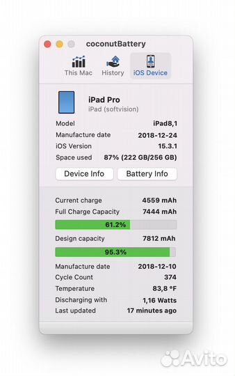 iPad Pro 11 2018 256Gb WiFi Space Gray