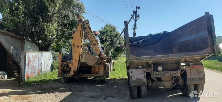 Услуги эксковатора погрузчика