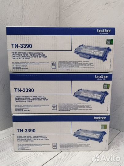 Картриджи оригинальные Brother TN-3390 разные