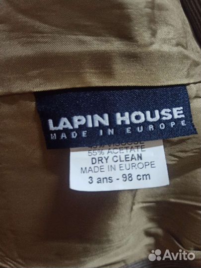 Костюм вельвет 98см для мальчика