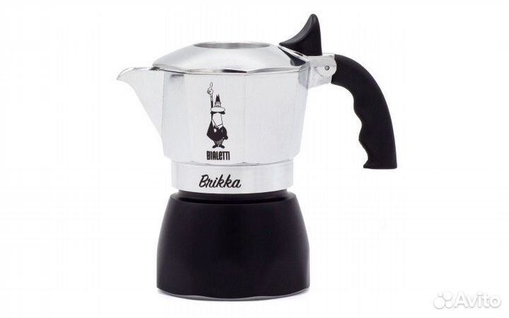 Новая Гейзерная кофеварка Bialetti Brikka на 2 пор