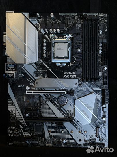 Комплект (B365 PRO4 asrock + i3 9100f)