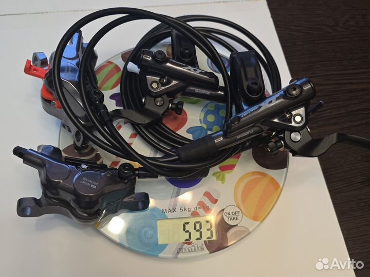 Тормоза гидравлические Shimano XT BR-M8120 4 поршн