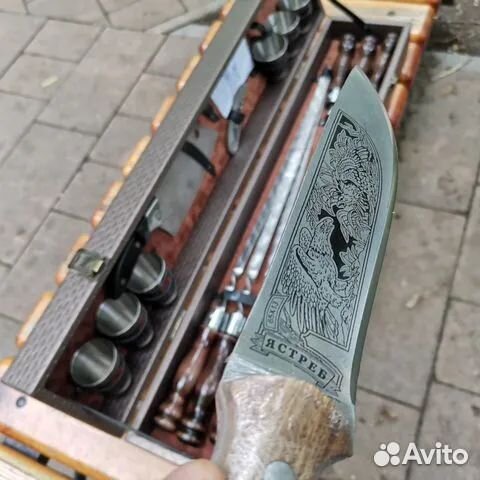 Кизлярский нож в ножнах, 65х13